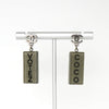 Chanel Coco Mark COCO VOTEZ Earrings in Silver