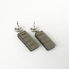 Chanel Coco Mark COCO VOTEZ Earrings in Silver
