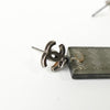 Chanel Coco Mark COCO VOTEZ Earrings in Silver
