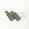 Chanel Coco Mark COCO VOTEZ Earrings in Silver