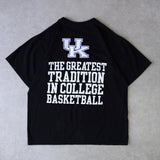 College Logo Print Tee Shirt - NEWSED