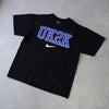 College Logo Print Tee Shirt