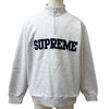シュプリーム Collegiate Half Zip Pullover ハーフジップ スウェット ライトグレー M メンズ