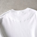 Compass Logo Patch Plain Sweatshirt White - NEWSED