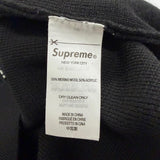 シュプリーム Contrast Stitch Button Up ニット ブラック L メンズ - NEWSED