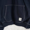 ステューシー Contrast Stitch Label パーカー ネイビー