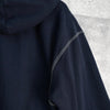 ステューシー Contrast Stitch Label パーカー ネイビー