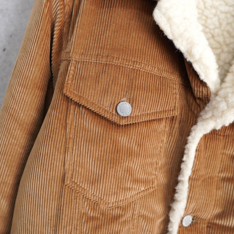 Corduroy Boa Jacket｜Made in Portugal - NEWSED