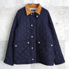 Corduroy Collar Quilting Jacket