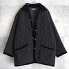 Corduroy Collar Wool Quilting Jacket