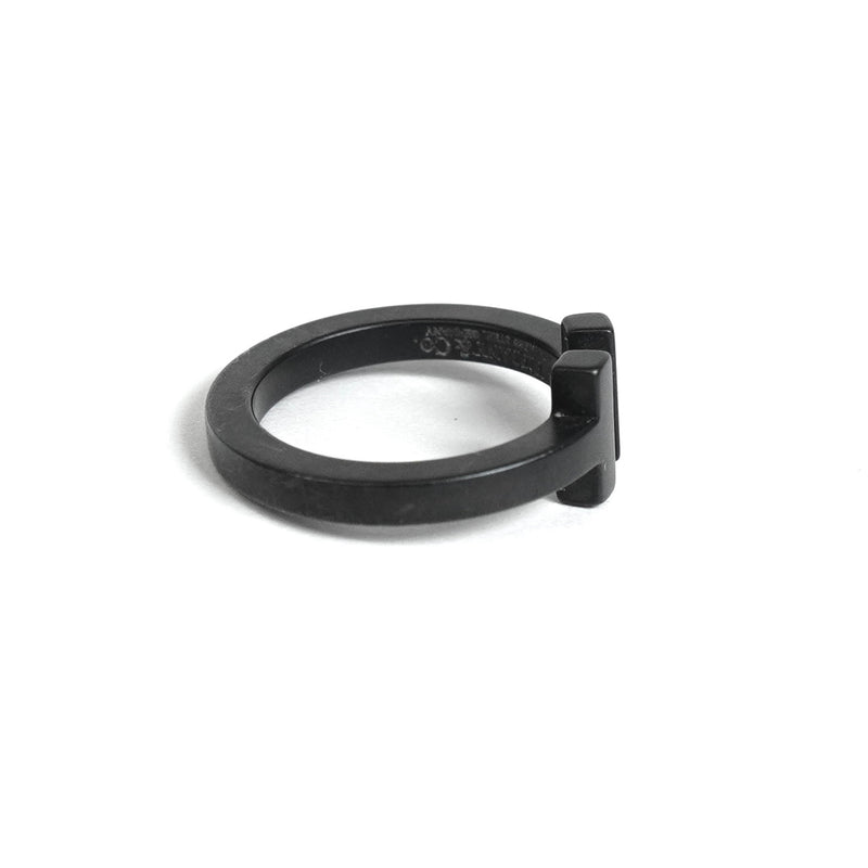 ティファニー Tスクエア リング 指輪 ステンレススチール 10号