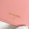 シャネル ココボタン レザー 長財布 ピンク