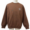 シュプリーム Crest Crewneck ロゴプリント スウェット ブラウン L メンズ