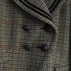 ポロ ラルフローレン Crop Duffle Jacket クロップド丈 千鳥格子柄 ウールジャケット ブラウン レディース