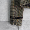ポロ ラルフローレン Crop Duffle Jacket クロップド丈 千鳥格子柄 ウールジャケット ブラウン レディース