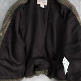 ポロ ラルフローレン Crop Duffle Jacket クロップド丈 千鳥格子柄 ウールジャケット ブラウン レディース - NEWSED