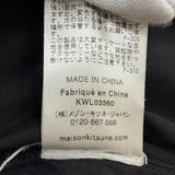 メゾンキツネ CROPPED PUFFER IN NYLON WITH BOLD FOX HEAD PATCH ダウンジャケット ブラック S レディース - NEWSED