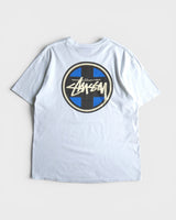 Cross Dot T-Shirt ステューシー Tシャツ ホワイト L メンズ - NEWSED