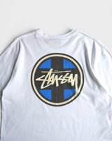Cross Dot T-Shirt ステューシー Tシャツ ホワイト L メンズ - NEWSED