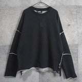 Cut Off Oversize Sweatshirt - NEWSED