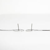 クリスチャン ディオール Dロゴ ハート カデナ ピアス シルバー - NEWSED