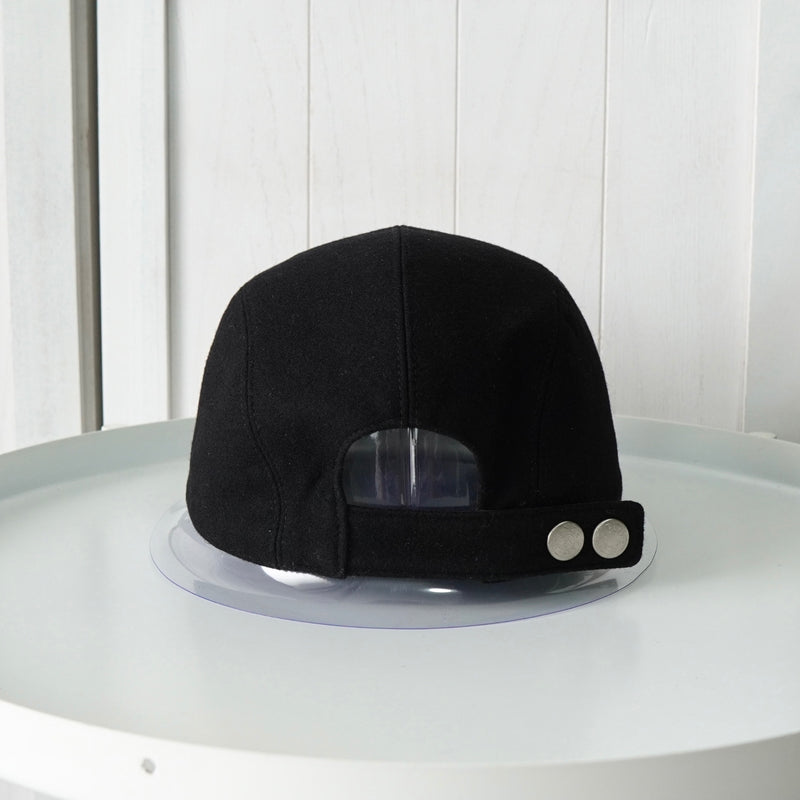 エルメス ライリー ドロップ カシミヤ100% キャップ ブラック