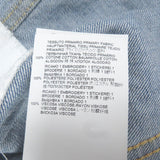 ディースクエアード Dan Jean Jacket レインボー バックロゴ刺繍 クラッシュ デニムジャケット インディゴブルー 44 メンズ - NEWSED