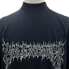 バレンシアガ Darkwave Tee ダメージ加工 ロゴプリント ショートスリーブ 半袖Ｔシャツ ブラック 1 メンズ