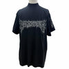 バレンシアガ Darkwave Tee ダメージ加工 ロゴプリント ショートスリーブ 半袖Ｔシャツ ブラック 1 メンズ