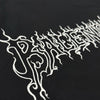バレンシアガ Darkwave Tee ロゴプリント ダメージ加工 ショートスリーブ 半袖Ｔシャツ ブラック 1 メンズ