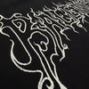 バレンシアガ Darkwave Tee ダメージ加工 ロゴプリント ショートスリーブ 半袖Ｔシャツ ブラック 1 メンズ