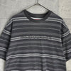 Dash Stripe S/S Top シュプリーム ロゴ ボーダー Tシャツ グレー系