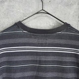 Dash Stripe S/S Top シュプリーム ロゴ ボーダー Tシャツ グレー系 - NEWSED
