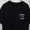 Stüssy Deadly Masters Double-Sided Print T-Shirt in Black
