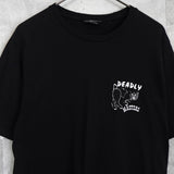 ステューシー Deadly Masters 両面プリント Tシャツ ブラック - NEWSED