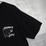 ステューシー Deadly Masters 両面プリント Tシャツ ブラック - NEWSED
