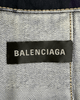 バレンシアガ Deconstructed Panelled Denim Jacke カットオフデザイン オーバーサイズ USED加工 デニムジャケット インディゴブルー 1 レディース