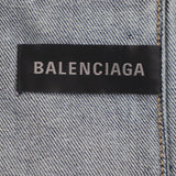 バレンシアガ Deconstructed Panelled Denim Jacket オーバジャケット デニムジャケット ブルー 1 レディース - NEWSED