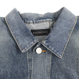 バレンシアガ Deconstructed Panelled Denim Jacket オーバジャケット デニムジャケット ブルー 1 レディース - NEWSED