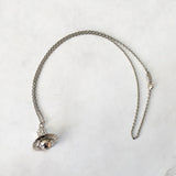 ヴィヴィアン ウエストウッド DEMETRIUS ディミトリアスオーブロゴ シルバー ネックレス 箱付き - NEWSED