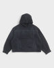 バレンシアガ DENIM FOODIE PULL-OVER PARKER ダメージ加工 デニムプルオーバーパーカー パーカー ブラック系 1 メンズ