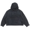 バレンシアガ DENIM FOODIE PULL-OVER PARKER ダメージ加工 デニムプルオーバーパーカー パーカー ブラック系 1 メンズ