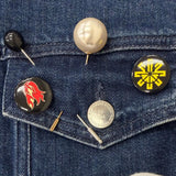 ラフシモンズ DENIM SLIM FIT JACKET ピンバッチ付 デニムジャケット インディゴブルー M メンズ - NEWSED