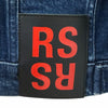 ラフシモンズ DENIM SLIM FIT JACKET ピンバッチ付 デニムジャケット インディゴブルー M メンズ