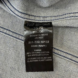 ラフシモンズ DENIM SLIM FIT JACKET ピンバッチ付 デニムジャケット インディゴブルー M メンズ - NEWSED