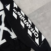 オフホワイト DIAG SKINNY VARSITY JACKET ロゴ スタジャン ブラック メンズ