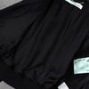 オフホワイト DIAG SKINNY VARSITY JACKET ロゴ スタジャン ブラック メンズ
