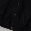 オフホワイト DIAG SKINNY VARSITY JACKET ロゴ スタジャン ブラック メンズ
