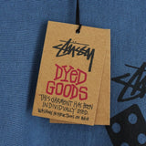 ステューシー DICE CREW PIGMENT DYED ダイス スウェット ブルー タグ付き未使用品 - NEWSED