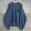 ステューシー DICE CREW PIGMENT DYED ダイス スウェット ブルー タグ付き未使用品